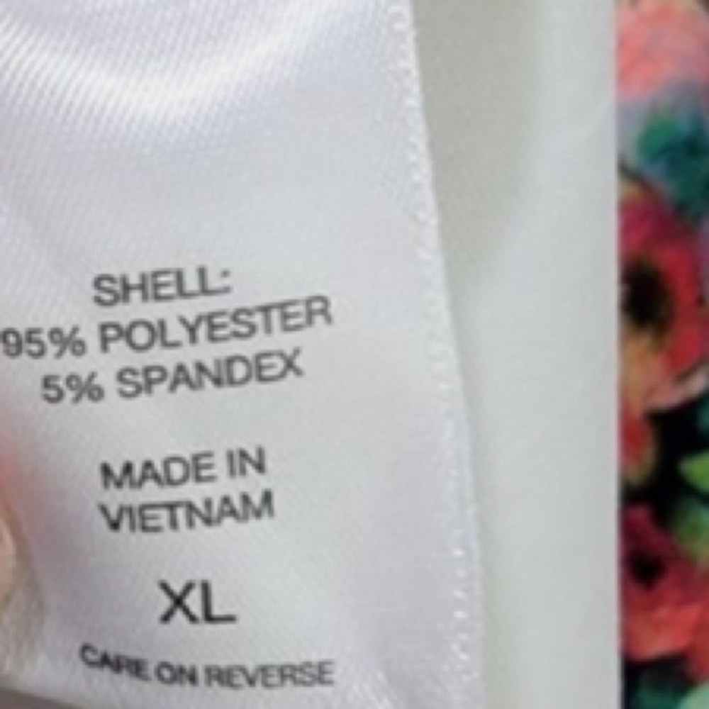 XL 16/18 stunning floral stretch dress New York & Co trad wife retro vintage - Picture 4 of 4
